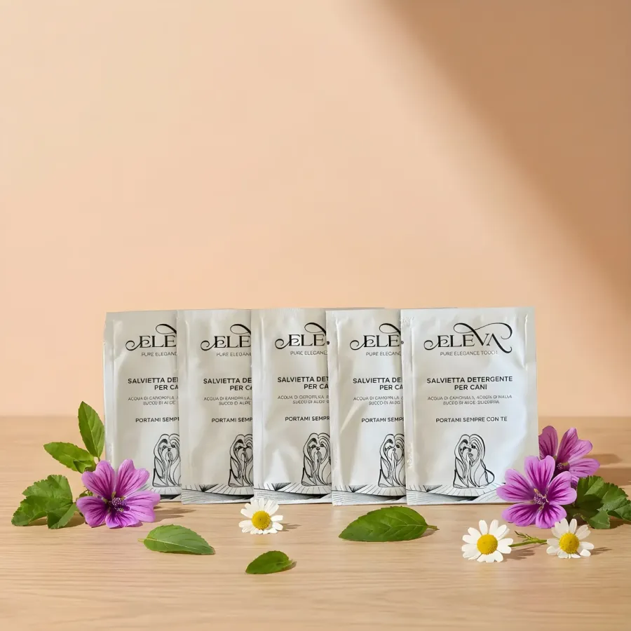Salviette detergenti per cani | Delicate, naturali Eleva Pet