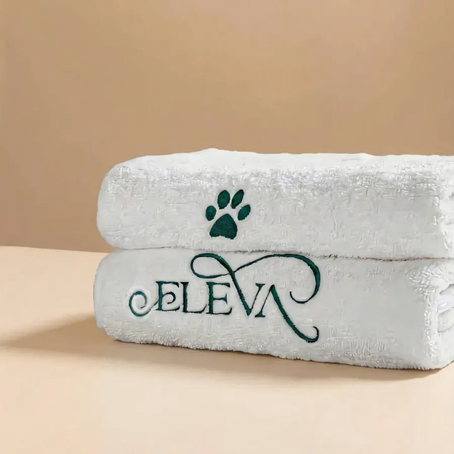 Asciugamano in Bamboo Eleva per Cani – Morbido e Super Assorbente